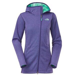 The North Face Haldee Raschel Parka Fleece Women’s M Blue Heather EUC